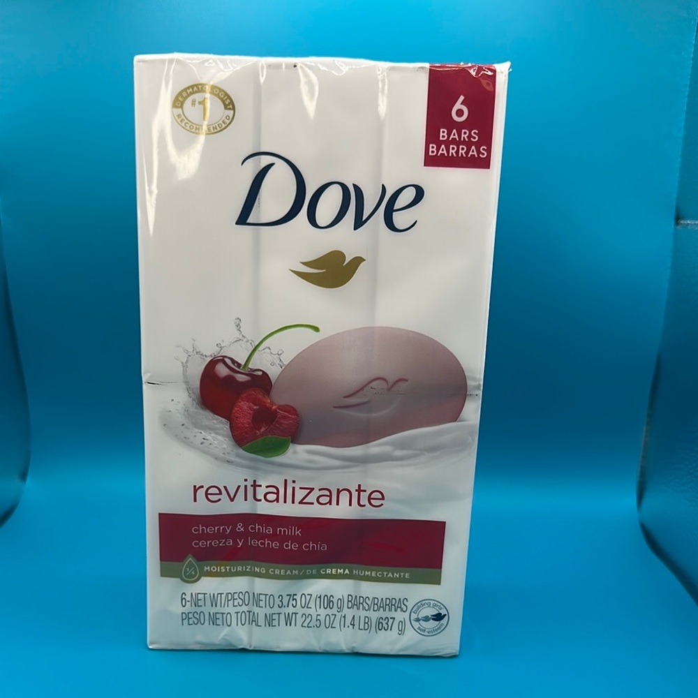 Dove Revitalizante Cherry & Chia Milk Soap Bars